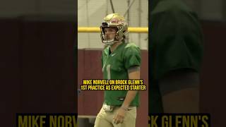 Mike Norvell on QB Brock Glenn Expected Starter vs Clemson FSUFootball FloridaState FSU [upl. by Roarke]