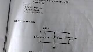 Analog communication lab Preemphasis and deemphasis [upl. by Brew]