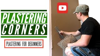 How To Plaster Corners  Corner Bead Plastering For Beginners [upl. by Acirahs999]