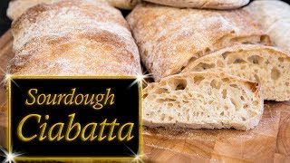 Sourdough Ciabatta Bread [upl. by Nywroc]