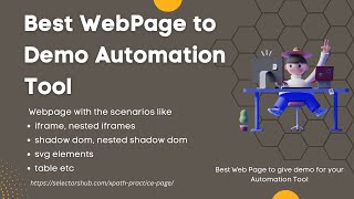 Best WebPage to Demonstrate Codeless Automation Tool  Demo WebPage for AI Based Web Automation Tool [upl. by Rochkind562]