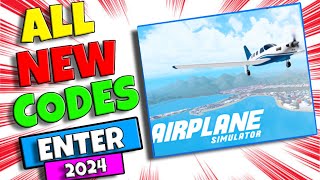 New Airplane Simulator Codes  Roblox Airplane Simulator Codes May 2024 [upl. by Notserk47]