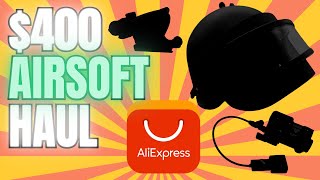 INSANE 400 AIRSOFT HAUL from ALIEXPRESS‼️ [upl. by Annahs617]