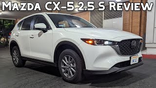 2023 Mazda CX5 25 S Base Model Full Review  Cargo Measurements Passenger Room Safety Features [upl. by Shieh766]