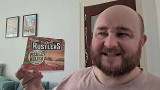 Rustlers The Pickle Relish Cheeseburger  Snack Tube [upl. by Nodnarbal]