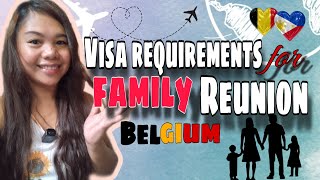 Requirements for Family Reunion Visa Belgium Spouse 2024 msmani [upl. by Fawna]