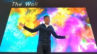 The Biggest Samsung TVs Ive Ever Seen  CES [upl. by Prady]