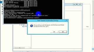 How to Transfer Active Directory FSMO Roles Using CMD [upl. by Rases455]