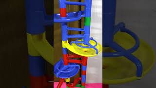 marble run Colorful slope course out1115 marblerun [upl. by Aleakim916]