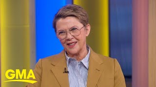 Annette Bening talks Oscar nomination for Nyad [upl. by Aehs]