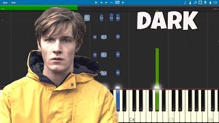 Dark Theme Song  Piano Tutorial  Netflix Apparat  Goodbye [upl. by Enyamert652]