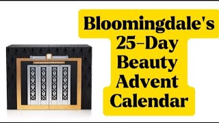 Bloomingdales 25 days beauty advent calendar [upl. by Barcroft]