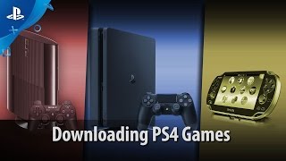 Downloading Games  PS4 [upl. by Nnorahs248]