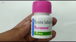 Thyronorm 150 mcg Tablet  Thyroxine sodium 150 mcg tablet uses  Thyronorm 150 mg tablet uses Hindi [upl. by Revart396]