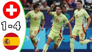 Switzerland vs Spain 14 Highlights  UEFA Nations League 2024 eFootball [upl. by Atinrehs512]