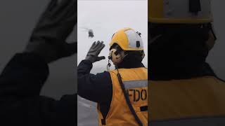 US aircraft carrier conduct replenishment at sea military aircraftcarrier shorts [upl. by Llerreg52]