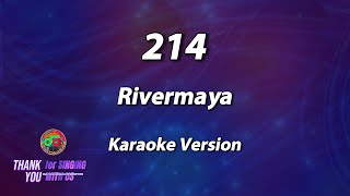 214  Rivermaya  Karaoke Version [upl. by Gitt]