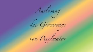 Auslosung Giveaway Pixelmator [upl. by Grous]