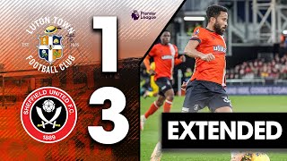 Luton 13 Sheffield United  Extended Premier League Highlights [upl. by Atekehs]