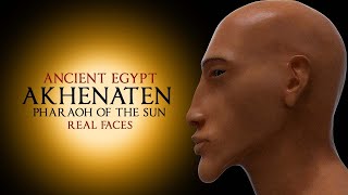 Pharaoh AkhenatenAncient Egypt3D Real FacesThe Pharaoh of the SunThe Eighteenth Dynasty of Egypt [upl. by Moneta]