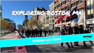 Exploring Boston MA Veterans Day Parade [upl. by Ailbert795]