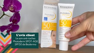 BIODERMA  Avis sur le soin antitaches Photoderm Spot Age SPF50  Easypara [upl. by Catie649]