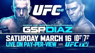 Georges St Pierre vs Nick Diaz Full Fight UFC 158 [upl. by Celestyna]