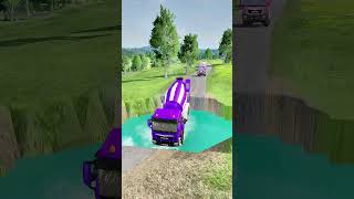 mixertruck truck pothole simulation shorts [upl. by Mata]