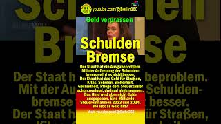 Ausgabeproblem Staat Schuldenbremse Klingbeil rente Plünderung Steuereinnahmen lindner SPD [upl. by Rustie]