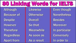 Linking Words for IELTS [upl. by Nehr]