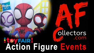 Hasbro Spidey and his Amazing Friends  Toy Fair 2023 Showroom Tour [upl. by Aikemehs]