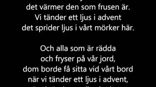 Vi tänder ett ljus i advent [upl. by Johny]