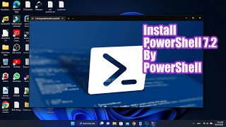 Install PowerShell 72 LTS By PowerShell  Windows 1011 [upl. by Atinna63]