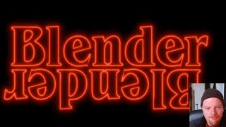 Recreating the Stranger Things Title Sequence  Blender Motion GFX [upl. by Chappy577]