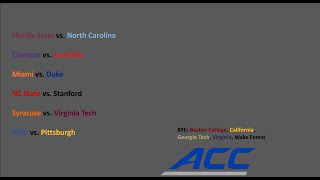 2024 ACC Football Week 9 Recap and Week 10 Predictions [upl. by Timrek924]