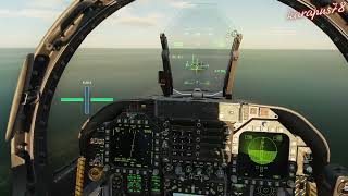 DCS F18 успешная посадка Персидский залив [upl. by Deehahs]