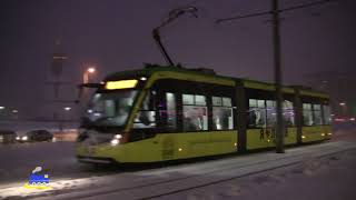 Трамвай Електрон T3L44 Львів  Tram Electron Lviv [upl. by Annaiek395]