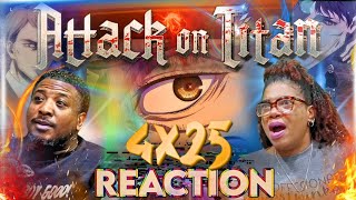 Attack On Titan 4x25 quotNight Of The Endquot REACTION [upl. by Quinn]