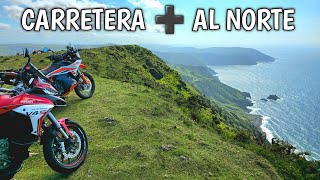 El ACANTILADO ➕️ ALTO de EUROPA sobre el nivel del marCabo mas al norte de EspañaGalicia en moto [upl. by Anchie848]