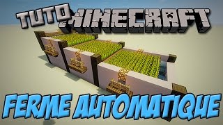 TUTO Minecraft  FAIRE UNE FERME AUTOMATIQUE [upl. by Enitsuj627]