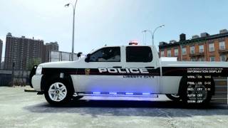 GTAIV Chevrolet Silverado 1500 Police By Bxbugs123 [upl. by Adirem]