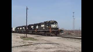 NS 2550 heads east through Conneaut [upl. by Aihsekan]