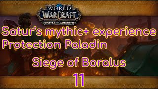 Siege of Boralus 11  WoW TWW  Protection Paladin POV [upl. by Nosniv2]