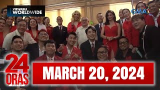 24 Oras Express March 20 2024 HD [upl. by Elorac737]