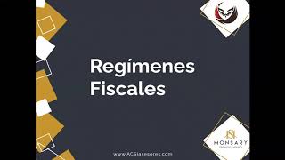 Conferencia Regímenes Fiscales [upl. by Trabue]