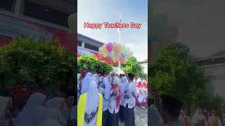 Happy teachers day sekolah happyteachersday hariguru [upl. by Anaujik]