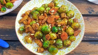 The Best Delicious Brussels Sprouts Recipe Vegan brussel sprouts dish [upl. by Shrier]