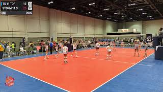 Top Select 11 Top Vs Texas Storm 11 Smack  Sunshine Volleyball Classic 2023 34 [upl. by Hizar510]