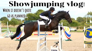 SHOWJUMPING VLOG  when it doesn’t quite go to plan… [upl. by Orling163]