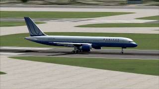 TSS Boeing 757 PW2000 FSX preview [upl. by Service325]